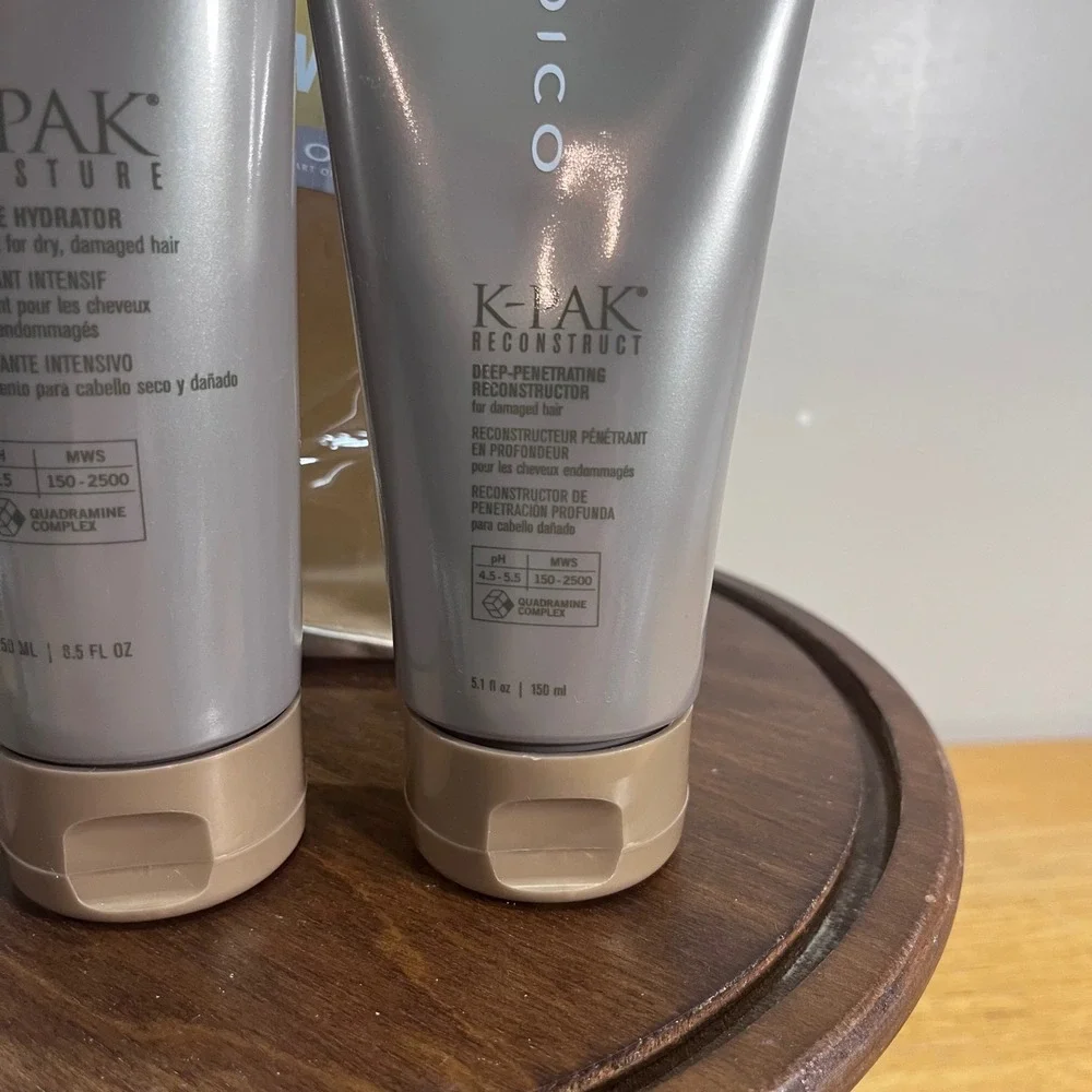 Joico K-PAK Holiday Hair Repair Set Shampoo Hydrator Reconstructor Bag NEW